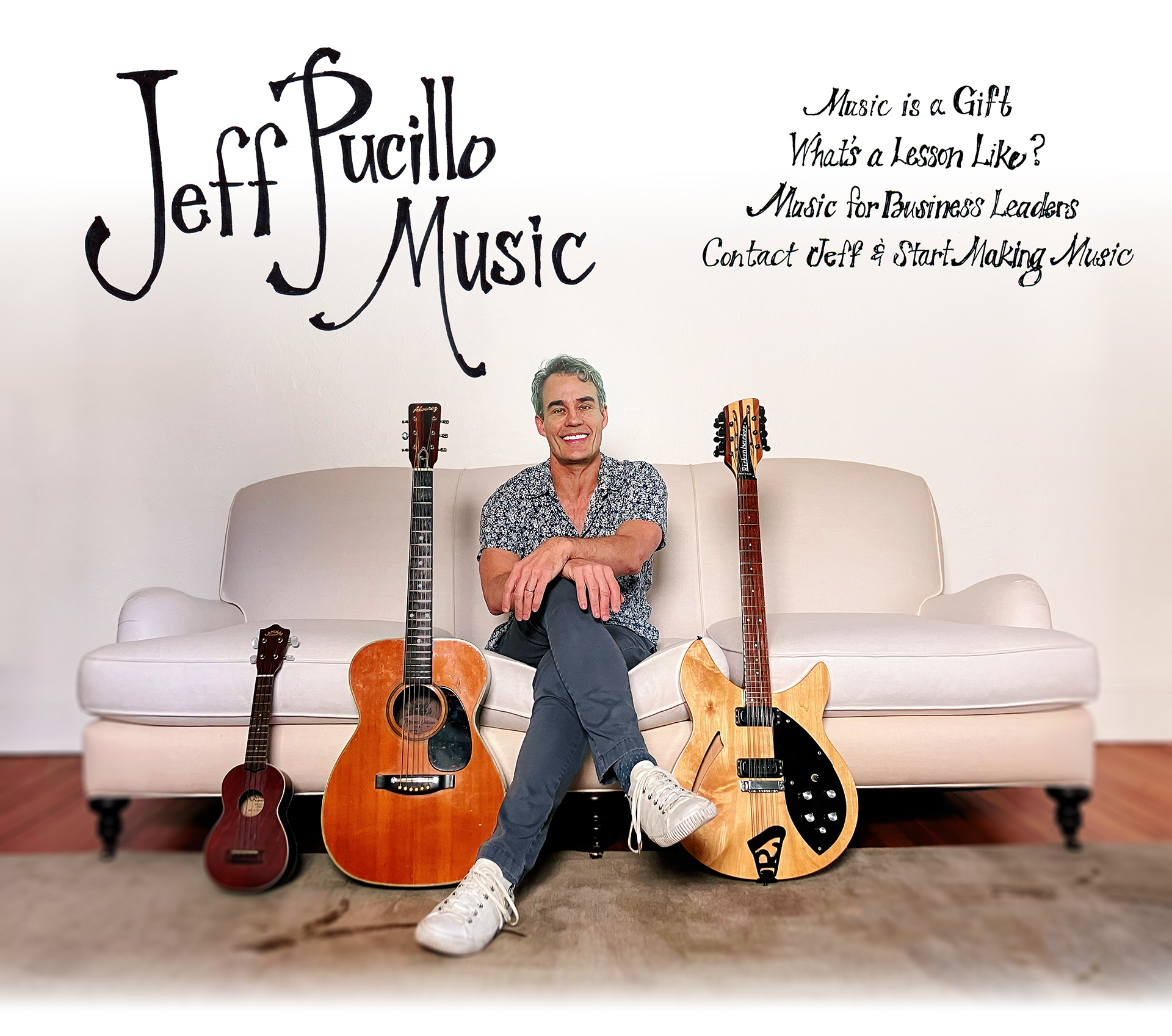 Jeff Pucillo Music, Guitar and Ukulele Lessons